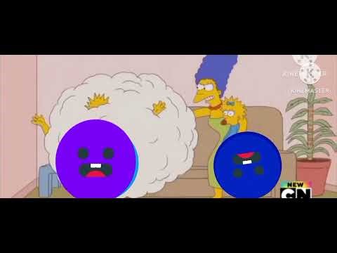 Guest the color emoji The Simpsons fight cloud