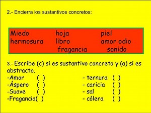 Que Es Un Sustantivo Comun Abstracto
