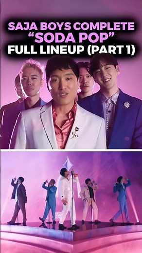 Saja Boys Full Lineup Performs "Soda Pop" #BiasNotes #SajaBoys #KpopDemonHunters #McDonalds
