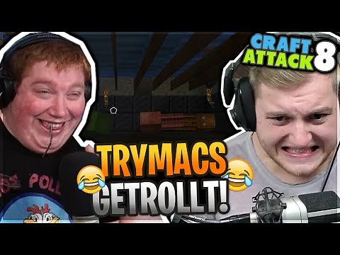 TRYMACS wird KOMPLETT von mir HOCH GENOMMEN! 😂🤫 | Craft Attack Staffel 8 Folge 10!