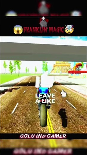 FRANKLIN INVISIBLE💥😱 || INDIAN BIKE DRIVING 3D || #shorts #indianbikedriving3d #gta5gamplay