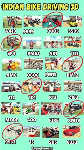 Indian Bikes Driving 3D All New Cheat Codes 2026 🔥 | 100% Working Codes #shorts
