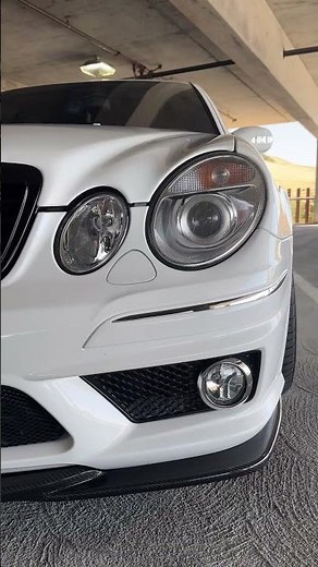 2006 E55 AMG Alabaster White / 600HP. #m113k #mercedes