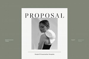 Proposal Presentation Template, a Presentation Template by Simple P.