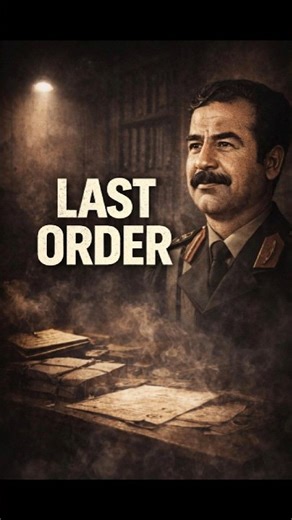 The Last Order Given by Saddam Hussein
