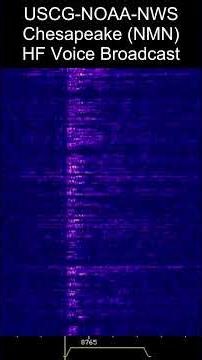 🇺🇸🔊 USCG Chesapeake (NMN) HF Voice Broadcast (24h forecast Hurricane Melissa)