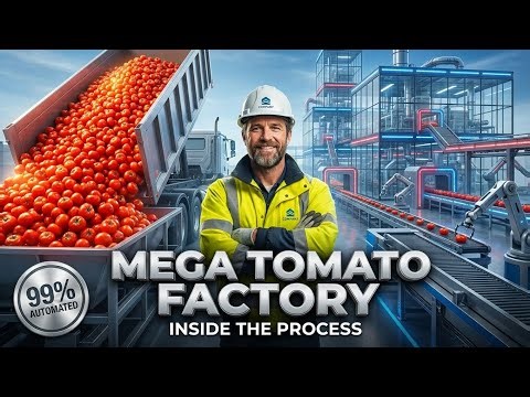 Inside the World's Largest Tomato Factory: The Massive Scale of American Food Production