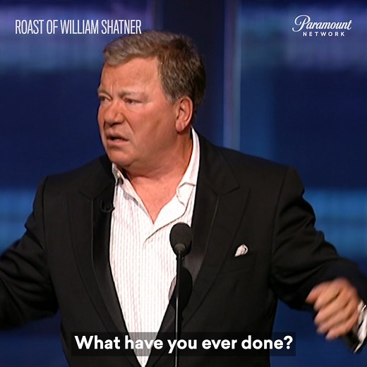 The higher you rise, the harder you fall. Luckily, old Bill has the tush to land graciously #CCRoast #ClassicRoasts #WilliamShatner | Paramount Network Asia