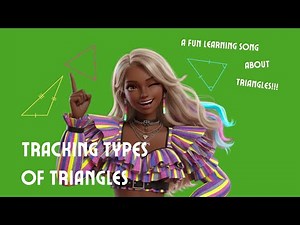 Tracking Types of Triangles / Pop Maths Song / Maths Song for Kids