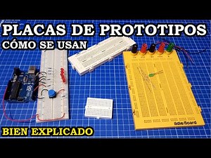Como Usar Placas Protoboard. Montajes y Prototipos Electrónicos. Bien Explicado. 244