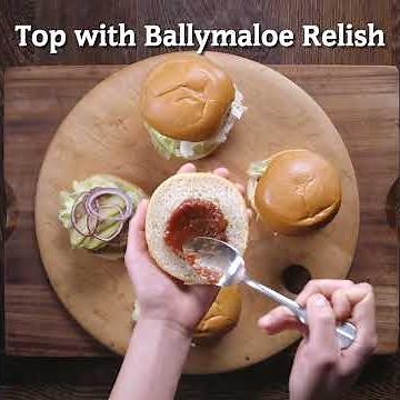 Homemade Burger with Ballymaloe Relish