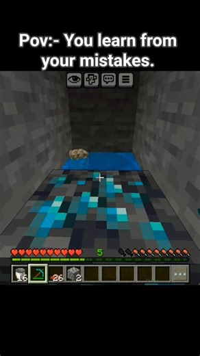 I got a Diamond Trap in Minecraft!💎💎 #shorts #trending.