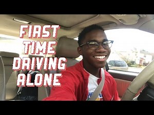 FIRST TIME DRIVING ALONE TO SCHOOL