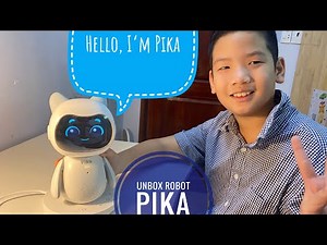 🌟 UNBOX ROBOT PIKA - Khui hộp Pika, robot AI trò chuyện và học tiếng anh cùng bé 🤩