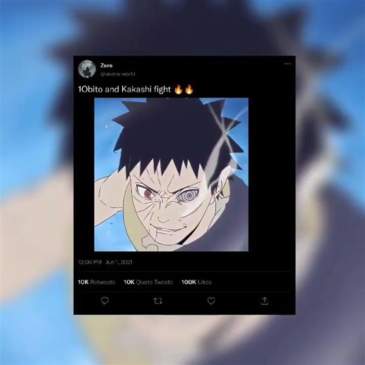 Obito Uchiha vs Kakashi hatake fight 🔥🔥#narutoshippuden