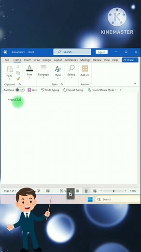 How to Generate Random Data in MS Word Using RAND Function! 📄📢 | Quick and Easy Tutorial #shorts 🔥