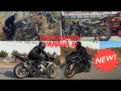 Restoration Yamaha #R1 | Saving a Destroyed #yamaha R1 with detail #restoration #recycle #repairing