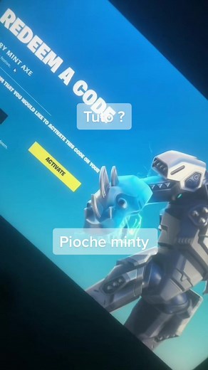 Tuto ? Pickaxe minty ⛏ #pioche #minty #pickaxe #tuto #fortnite #console #fyp #fypシ