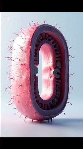 3D Mitochondria structure with labels 🔬Learn the powerhouse of the cell through visual biology