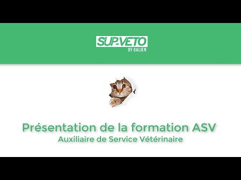 [SupVeto] Présentation ASV : Auxiliaire de Service Vétérinaire