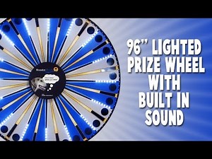 96" LED Prize Wheel with Built-in Sound