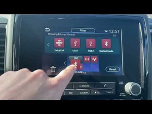 How to use the 2022 Nissan Frontier infotainment display