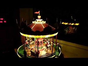 Lemax Animated Santa Carousel Christmas Decoration