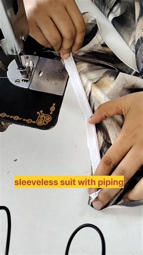 sleeveless suit mai armhole mai piping lagana shikhe|2min trick| tailoring trick|100%finishing||baju