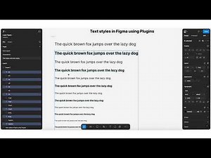 How to Create Text styles Quickly in figma 2024?