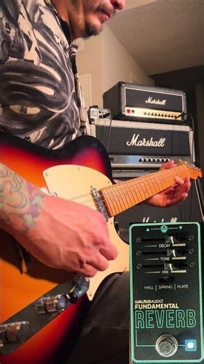 Walrus Audio Fundamental Reverb – Radiohead ‘Airbag’ Guitar Demo (No Talking)