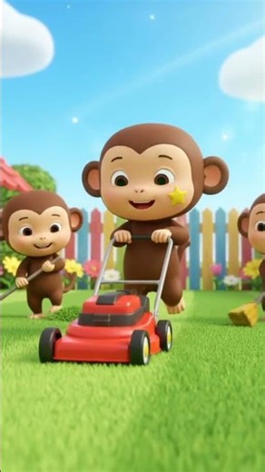 Mimu Learns to Mow the Lawn#dreamscreenai#cartoon #ancienthistory#lawn#grass #logyn#lurelin#lishang