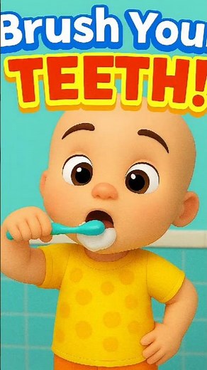🪥 “Brush Your Teeth Song for Kids | Fun Morning Routine | 3D Animation for Children”