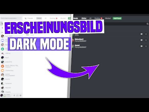 Discord DARK MODE (de-)aktivieren Tutorial | Hintergrundfarben ändern