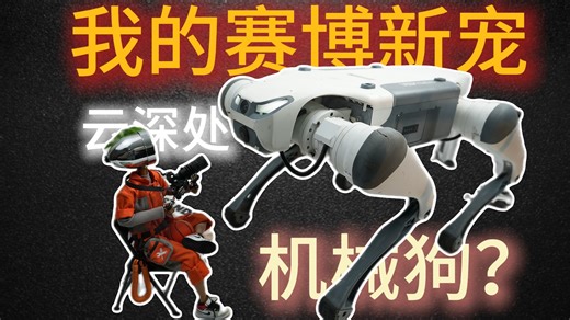 养一只赛博宠物是什么体验？能跑能跳能上楼还能送快递！云深处绝影Lite3机器狗体验分享！