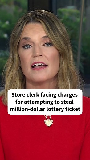 A Tennessee man almost missed out on $1 million after a store clerk tried to steal his lottery ticket. #TODAYshow