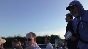 First ever RAF F 35B Lightning Stealth Fighter jets arrive in Marham UK 6 june 2018 805pm from