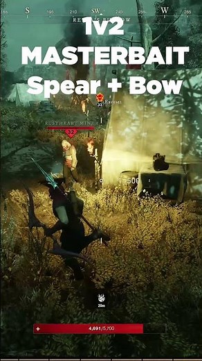 Masterbait! 1v2 Bow and Spear New World PvP by P4wnyhof
