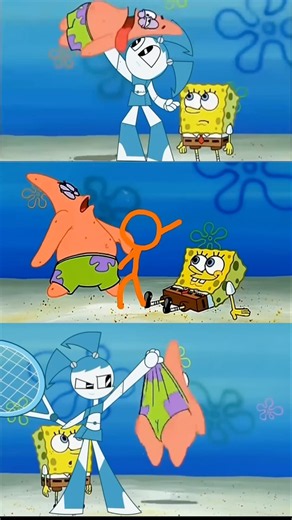 FNF Jenny Wakeman vs Patrick Star & Orange Stickman! #shorts