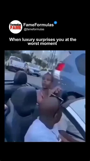 Moments that hit different. on Instagram: "he “Bayangitshontsha” Formula: How a Roof Fail Went Viral 🚗💨 On February 4, 2026, a 27-second clip of a luxury car mishap turned into a global internet obsession. This wasn’t a planned marketing stunt; it was a masterclass in relatability vs. luxury. The Scene: A woman in a zebra-print top is enjoying a ride in a moving convertible when the roof unexpectedly starts retracting. The Reaction: Panic sets in, and she yells, “Bayangitshontsha!” (Zulu for “