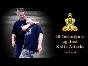SELF-DEFENSE - 18 quick techniques against Knife Attacks (in 3 min.)