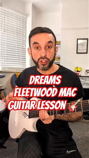 Dreams - Fleetwood Mac Guitar Lesson 🎸 #guitarshort #fleetwoodmac #guitarlesson