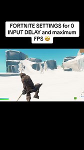 FORTNITE SETTINGS for 0 INPUT DELAY and maximum FPS 🤩