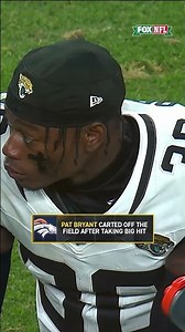 Pat Bryant carted off after scary injury at the end of Jaguars-Broncos #NFL #Broncos #PatBryant