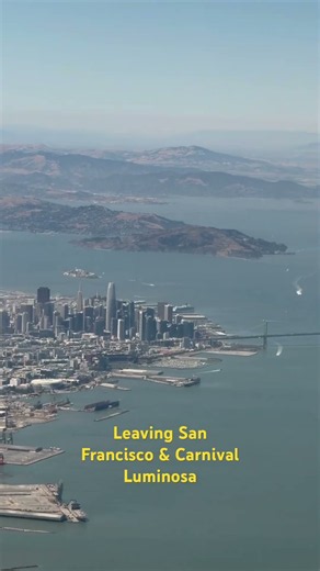 Leaving San Fran & Carnival #Luminosa after a 10 Day #Alaska cruise vacation #carnivalcruise