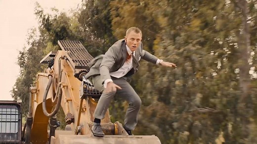 78M views · 716K reactions | 007 (Daniel Craig) chases assassin Patrice (Ola Rapace) onto a moving train in Turkey in SKYFALL (2012). Daniel Craig said: “I think standing on top of a train travelling at 40 miles per hour, fighting with Ola Rapace, going over a 300-foot drop was probably a standout moment for me.” | James Bond 007 | Facebook