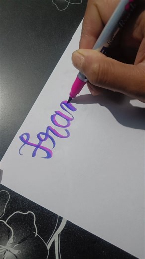 writing with brushpen 🖊️ #calligraphylattering #shorts #lettering #handwriting #brushpen