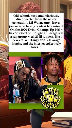 🤯😱Wayne Thought 21 $avage Was 21 rappers squad as..🥹❤️shorts