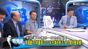 【少康精華 / 學者:掏空一中原則的準軍事同盟 台灣政策法引爆台海?】美台戰略模糊轉清晰? --- ⏩點此測驗！你是台灣哪位政治人物？http://bit.ly/2LVWnNy | TVBS 少康戰情室