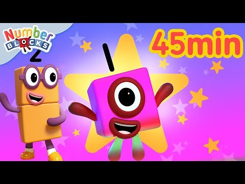 Counting Level 1 | Numberblocks 45 Minute Compilation | 123 - Numbers Cartoon For Kids