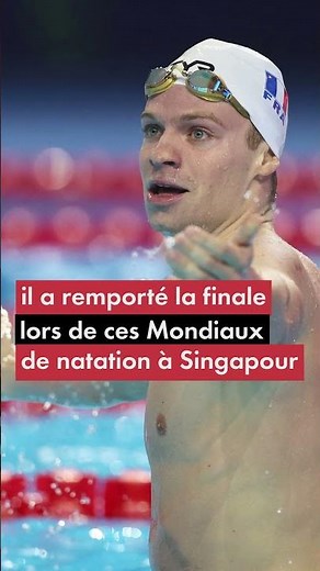 Léon Marchand sacré champion du monde du 200 m 4 nages